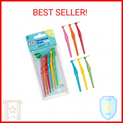 TEPE Interdental Brush Angle, Angled Dental Brush for Teeth Cleaning, Multi Pack