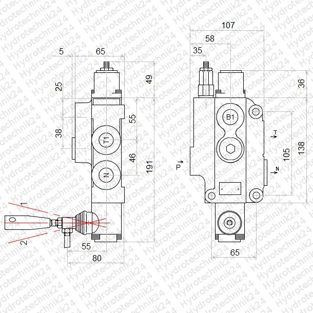 Schaltplan Hydraulik Einfachwirkender Zylinder