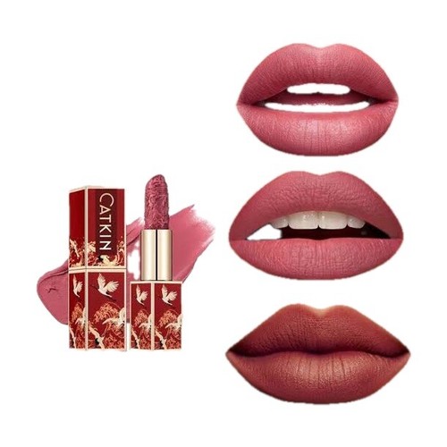 Catkin Rouge Matte Lipstick CP166 PINK GUAVA Waterproof Long