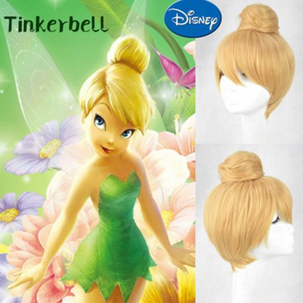 Disney Tinker Bell Blonde Style Cosplay Wigs Cos Wig Hair Ebay