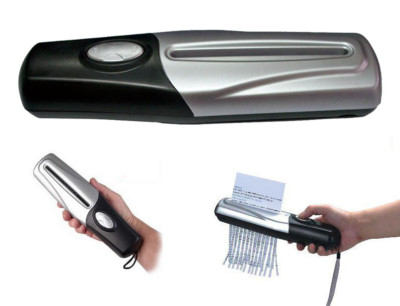 Kompakter Hand Schredder | Aktenvernichter |  Papierschredder | Batteriebetrieb