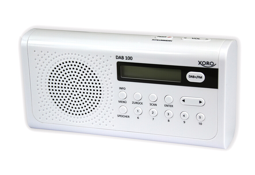 XORO DAB 100 (DAB/DAB+/FM Radioempfang, Weckfunktion)