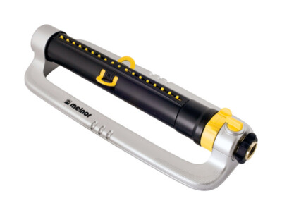 Melnor  Sled Base  Oscillating Sprinkler  4200 sq. ft. Metal