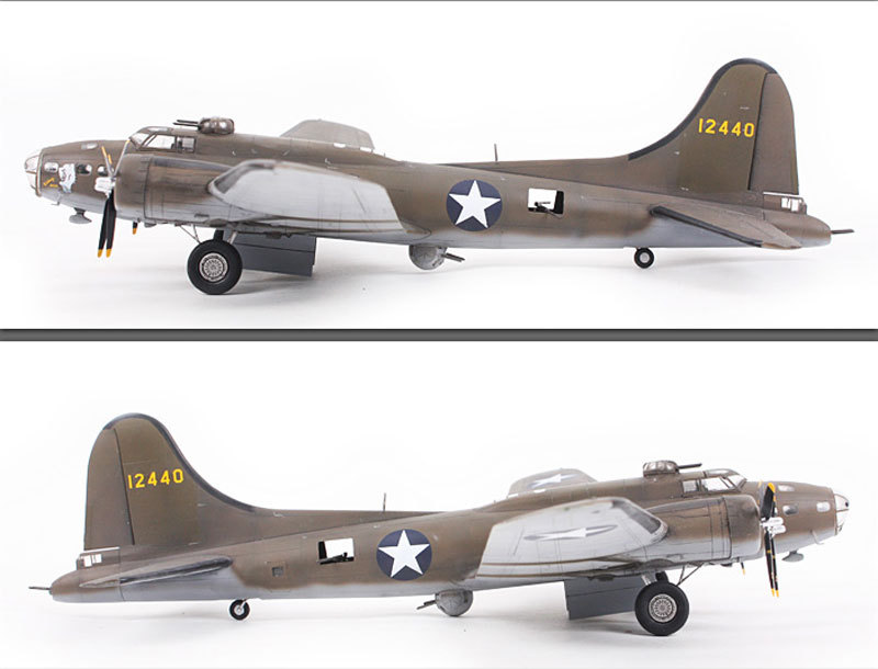 B-17 USAFモデル 1/72スケール B-17G Flying Fortress 1:72 Diecast Model - Air Force 1 AF