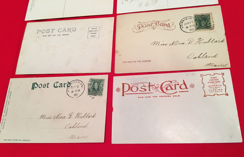Posted Unposted Div/bk Un/div/bk POSTCARD SET OF 6 FAIRFIELD MAINE ME