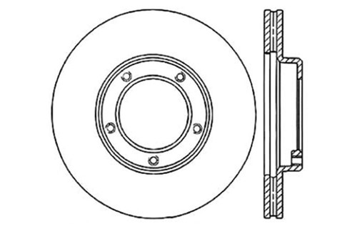 For 2020-2023 Toyota Mirai Brake Rotor Front Centric