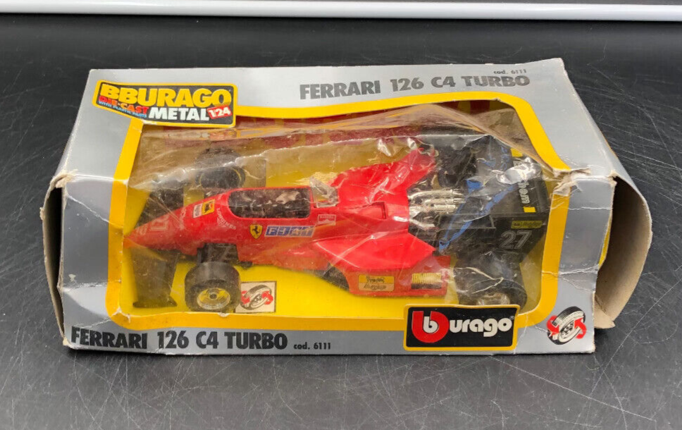 Bburago Ferrari 126 C4 Turbo 1/24(赤)