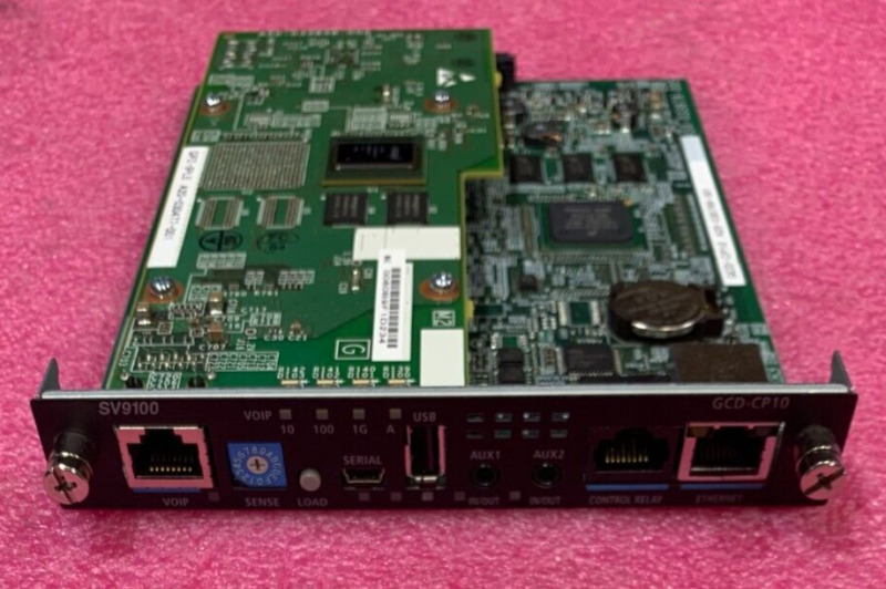NEC SV9100 CPU Card GCD-CP10 A20-030769-001 + GPZ-IPLE A20-030477-001 SD Card