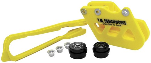 T.M. DESIGNWORKS 1231-1528 YCP-K18-BK Chain Guide and Slider