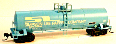 N-scale Atlas 40581 Simpson Lee 17,360 gallon tank car ACFX 86202