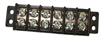 Philmore 13-1406 6 Position Dual Row Terminal Block Barrier Strip ~ 30A @ 300V