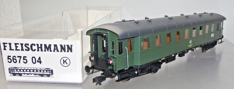 Fleischmann 5675 04; Eilzugwagen 2. Kl. Db ZugschluÃLeuchte, Wie Neu In Ovp/W570