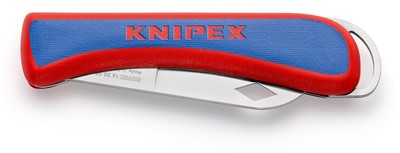 KNIPEX 16 20 50 SB Elektriker Klappmesser 120 mm Taschenmesser Elektrikermesser