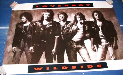 Loverboy Wildside Poster 1987 Mike Reno Paul Dean Ken Sinnaeve Original Poster