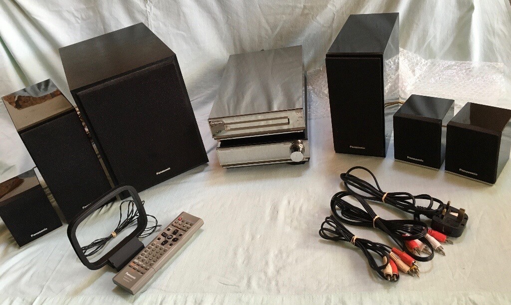 Panasonic Surround Sound System SADT300 With DVD/CD Player, Subwoofer