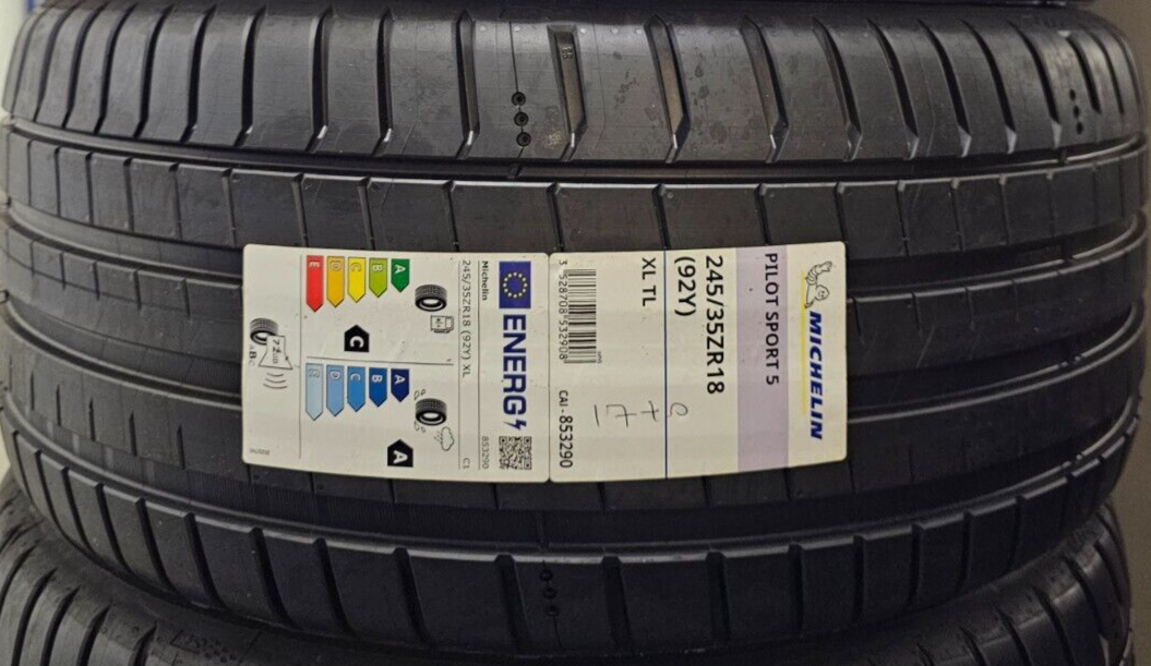 NEW MICHELIN PILOT SPORT 5 245/35 ZR18 XL 92Y UHP TYRE 245 35 18