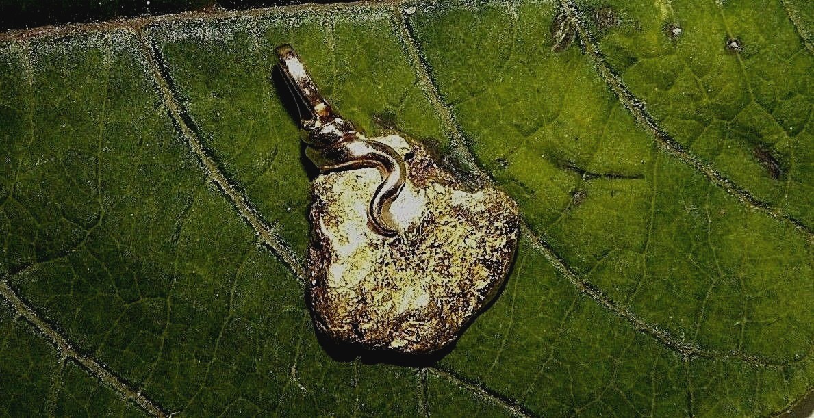 Genuine Natural Gold Nugget Pendant with Handmade Bail , 3.13 Gram