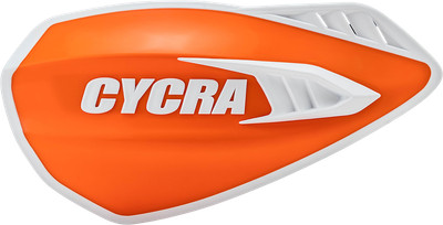 Cycra Cyclone Handguards Orange/White 1CYC-0056-203