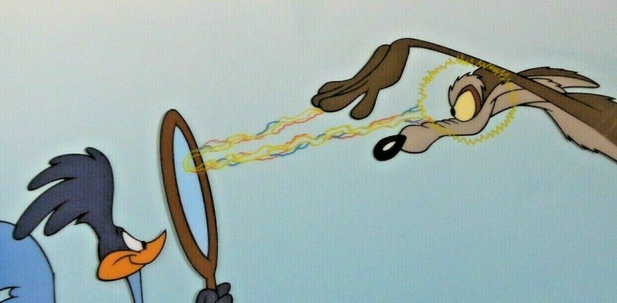 アメコミ ROADRUNNER & WILE.E. ROAD RUNNER AND WILE E. COYOTE METAL Tin SIGN Cartoon Art
