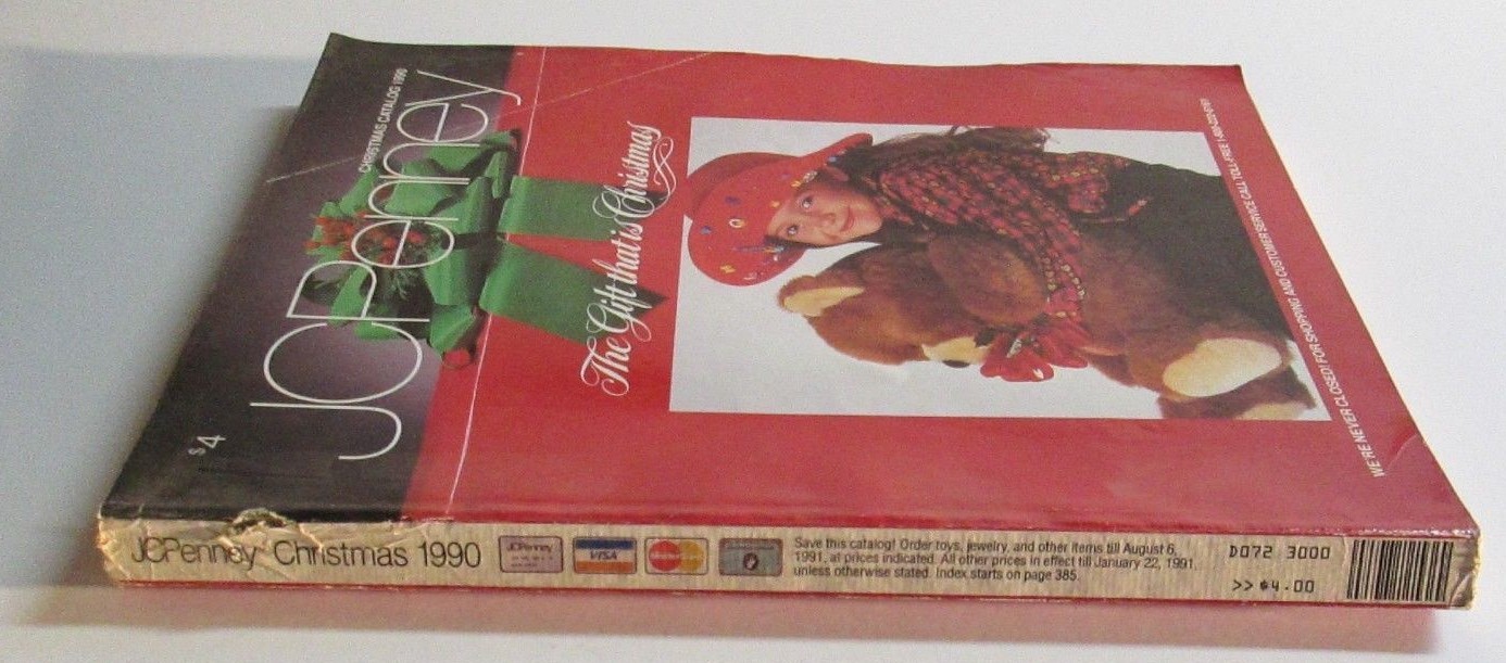 Vintage JC Penney Christmas Wish Book Catalog 1990