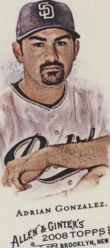 2008 Topps Allen & Ginter's - Adrian Gonzalez #14