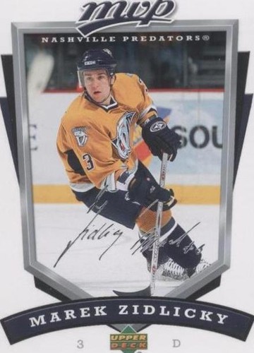 2006-07 Upper Deck MVP - Marek Zidlicky #168