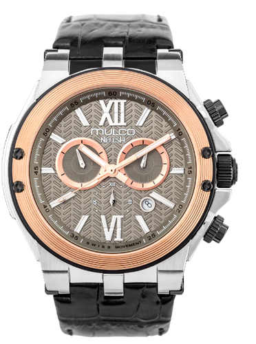 Mulco Nefesh Iconic Quartz Swiss Chronograph Movement Unisex Watch