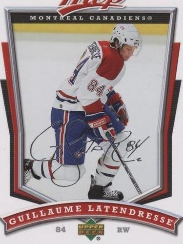 2007-08 Upper Deck MVP - Guillaume Latendresse #55