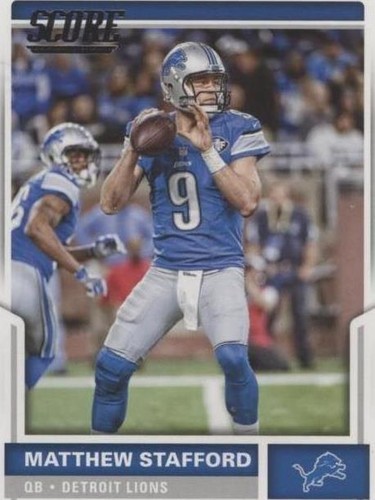 2017 Score Matthew Stafford #20