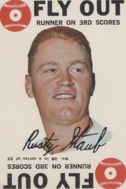 1968 Topps - Rusty Staub #28