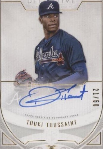 2019 Topps Definitive Collection - Touki Toussaint #DRA-TT