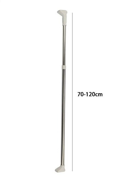 Bastone Asta Tenda Doccia Barra Telescopico 70-120cm Alluminio dfh