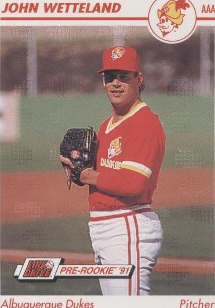 Line Drive 1991 pre-novato - John Wetteland #23