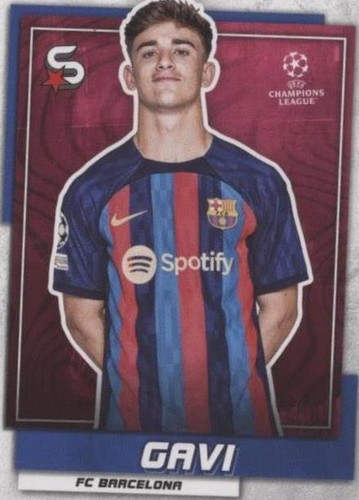 2022-23 Topps UEFA Club Competitions Superstars Gavi #51