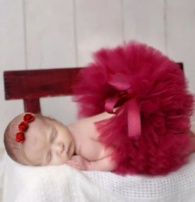 ropa para niña bebe recién nacido 2pcs falda tutu y diadema elegante