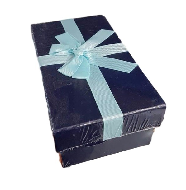 Scatolina Scatola Regalo Con Nastro Fiocco Bomboniere Gioielli 15,5x9x6cm dfh