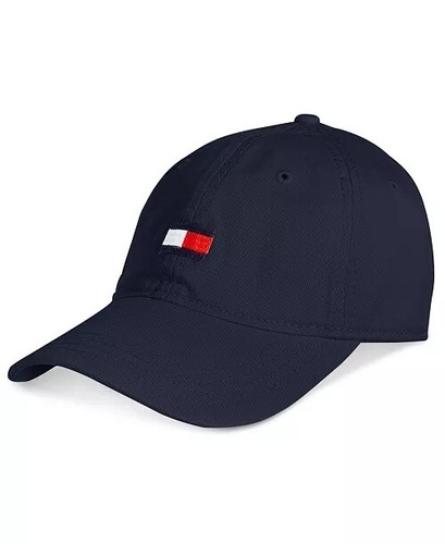Tommy Hilfiger Men’s Cotton Ardin Adjustable Baseball Cap Navy Blue