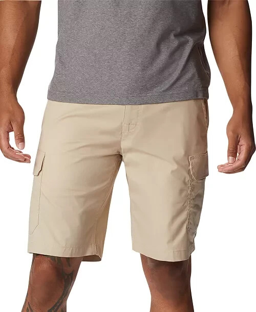 Columbia Rapid Rivers Comfort Stretch Cargo Shorts Men's 30 Ancient Fossil