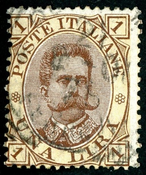 ITALY 1889 USED SCOTT 55 USED SCOTT 56 POSTAGE STAMPS