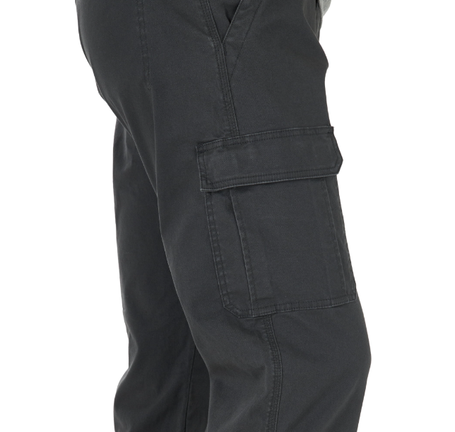 Men's Wrangler Cargo Pants w/ Stretch Relaxed Fit Anthracite Grey CHOOSE SIZE