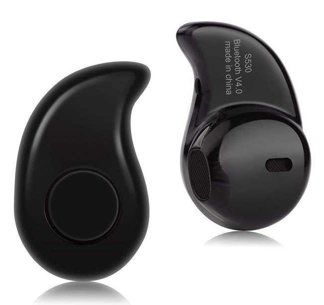Micro Auricolare S530 Bluetooth Microfono Cuffie Mono Mini Piccolo Nero hsb