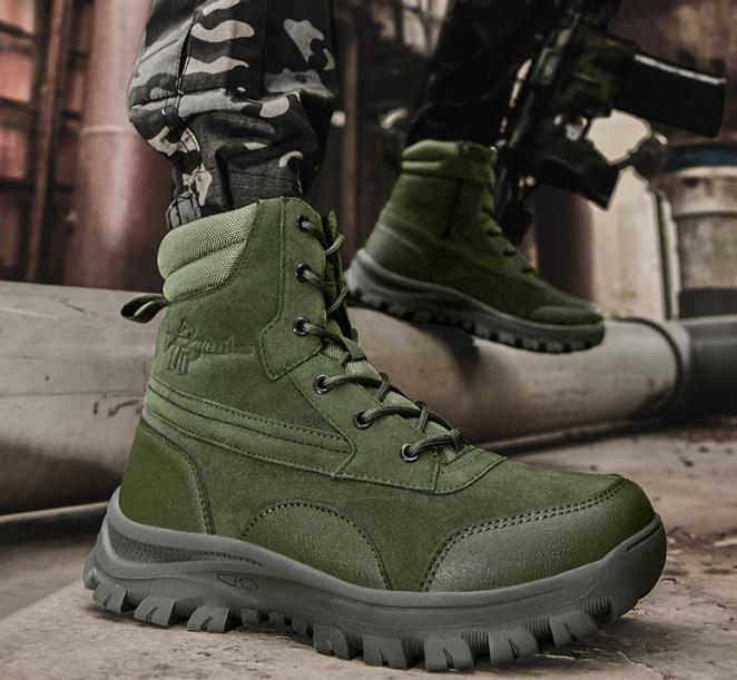 Tactical Gear Boots Men's Tactical Military Boots Leather Combat