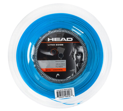 HEAD Lynx Edge 1.25mm 200m 17 Gauges 660ft Tennis String Blue Reel Poly String
