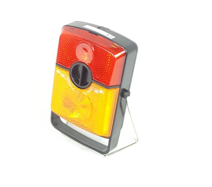 Luz de emergencia ADR/lámpara de advertencia con asa de transporte/multifuncional amarillo/rojo