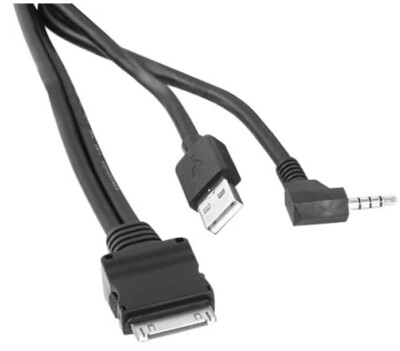 JVC KS-U59 USB Audio and Video Cable for iPod/iPhone 