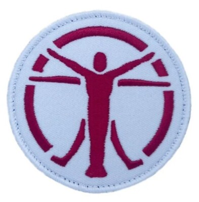 Institute Logo Patch (3'') Iron or Sew-on Badge Nuclear Fallout Atom Vault Boy