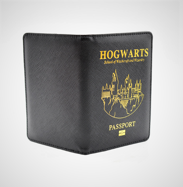 Passport Cover Harry Potter Hogwarts Holder Wallet Credit Card Case