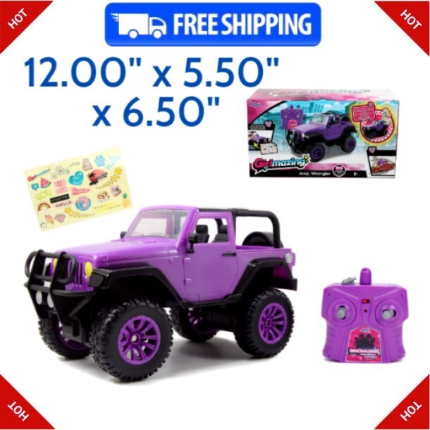 Pink Jeep Jada Toys Girlmazing 1/16 Scale Rc Off Road