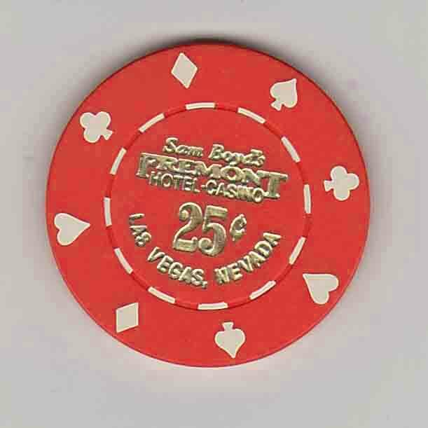 Vintage 25¢ chip from the Fremont Casino (1985) Las Vegas
