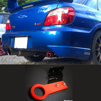 LAILE BEATRUSH REAR TOW HOOK RED For IMPREZA WRX